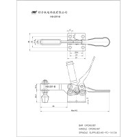 Механический зажим HS CLAMP HS-201-BSS