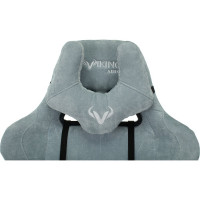 Игровое компьютерное кресло ZOMBIE VIKING KNIGHT LT серо-голубой текстиль VIKING KNIGHT LT28