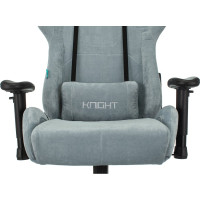 Игровое компьютерное кресло ZOMBIE VIKING KNIGHT LT серо-голубой текстиль VIKING KNIGHT LT28