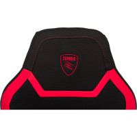 Игровое компьютерное кресло ZOMBIE 10 черный/красный искусственная кожа/ткань ZOMBIE 10 RED