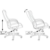 Кресло руководителя Бюрократ T-898/3C1 черный крестовина пластик T-898/3C11BL