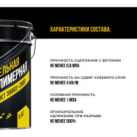 Битумно-полимерная кровельная мастика БИТУМ ПРОДУКТ 5 кг BP-23