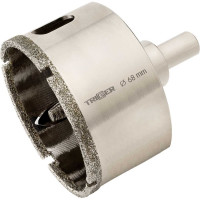 Коронка алмазная с центрирующим сверлом по керамике и керамограниту (68х70 мм) ТРИГГЕР 78068 тов-202717