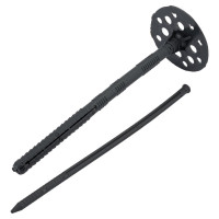 Дюбель для теплоизоляции с пластиковым гвоздем INTERFIX ИЗО 10x180, 500 шт. 12