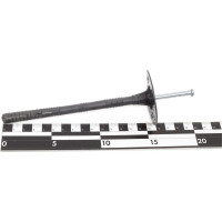 Дюбель для теплоизоляции с металлическим гвоздем INTERFIX ИЗМ 10x160, 500 шт. 19