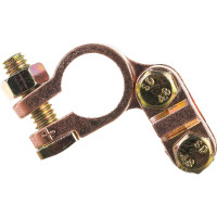 Клеммы General Technologies АКБ под планку 2 шт "+" "-" Тип EURO /цинковый сплав/ GT-M060012