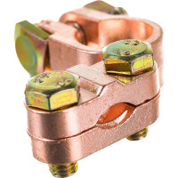 Клеммы General Technologies АКБ под планку 2 шт "+" "-" Тип EURO /цинковый сплав/ GT-M060012