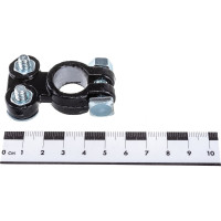 Клеммы General Technologies АКБ под планку 2 шт "+" "-" Тип EURO /свинец/ GT-M040014