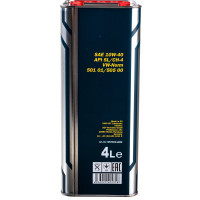 Полусинтетическое моторное масло MANNOL MOLIBDEN 10W40 Metal, 4 л 1121M