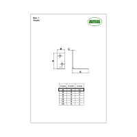 Уголок Amig покрытие цинкование 1-20 Ang
