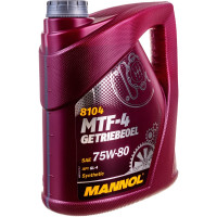 Синтетическое трансмиссионное масло MANNOL MTF-4 GETRIEBEOEL 75W80 4 л 81044
