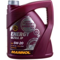 Синтетическое моторное масло MANNOL ENERGY ULTRA JP 5W20 4 л 4001