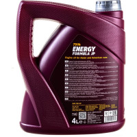 Синтетическое моторное масло MANNOL ENERGY FORMULA JP 5W30 4 л 1060