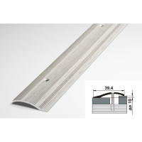 Порог разноуровневый алюминиевый декоративный (39,4 мм, 1,35 м, Дуб арктик) ЛУКА УТ000005377