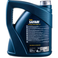 Минеральное моторное масло MANNOL SAFARI 20W50, 4 л 74044