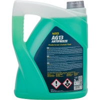 Готовый раствор охлаждающей жидкости MANNOL ANTIFREEZE HIGHTER AG13 зеленый, 5 л 2041