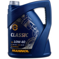Полусинтетическое моторное масло MANNOL CLASSIC 10W40 5 л 1155