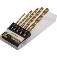 Набор сверл по металлу (5 шт; 3, 4, 5, 6, 8 мм; HSS) ULTIMA 113012