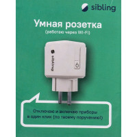 Умная розетка Sibling с расходомером люкс F Powerswitch-F 00-00011358