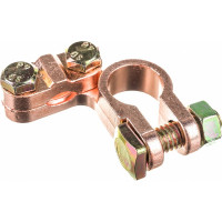 Клемма для аккумулятора General Technologies "-" Тип EURO под планку/цинковый сплав/ GT-M060012N