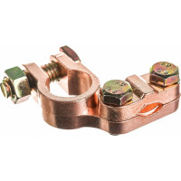 Клемма для аккумулятора General Technologies "-" Тип EURO под планку/цинковый сплав/ GT-M060012N