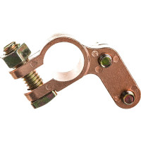 Клемма для аккумулятора General Technologies "-" Тип EURO под планку/цинковый сплав/ GT-M060012N