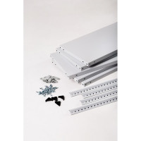 Стеллаж ООО ФУРАМА СТФЛ 1800x700x500 мм, 5 полок, серый СТФЛ187050-5