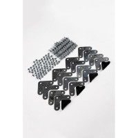 Стеллаж ООО ФУРАМА СТФЛ 1800x700x500 мм, 5 полок, серый СТФЛ187050-5