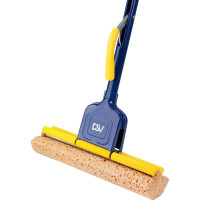 Швабра с отжимом DSV металлическая, 132 см, в индивидуальной коробке DS-10119