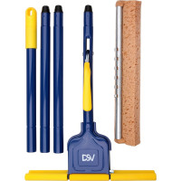 Швабра с отжимом DSV металлическая, 132 см, в индивидуальной коробке DS-10119