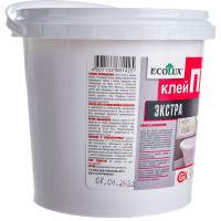Экстра влагостойкий клей ПВА ECOLUX D3 1 кг 4607133681425