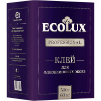 Клей для обоев ECOLUX PROFESSIONAL Флизелин 500 г 4607133681210