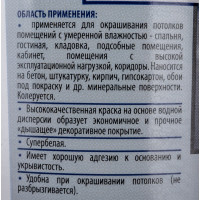 Потолочная краска ECOLUX 1.3 кг 4607133681999