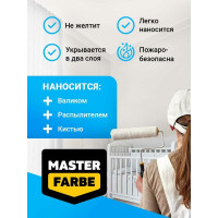 Водно-дисперсионная краска для помещений с высокой эксплуатационной нагрузкой MASTERFARBE (моющаяся; износостойкая; белая; 14 кг) 4631159427576