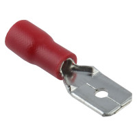 Изолированный плоский наконечник папа STEKKER РпИп 1,5-250, LD401-15250 ОПТ упаковка 100шт 39409