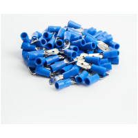 Изолированный плоский наконечник папа STEKKER РпИп 2,5-250, LD401-25250 ОПТ упаковка 100шт 39410