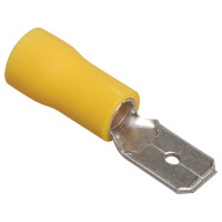 Изолированный плоский наконечник папа STEKKER РпИп 6-250, LD401-60250 ОПТ упаковка 100 шт 39411