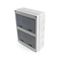 Настенный бокс STEKKER EBX50-1/24-65 24 модуля, пластик, IP65 39194