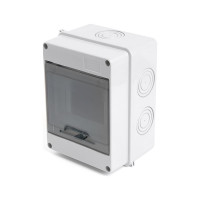 Настенный бокс STEKKER EBX50-1/05-65 5 модулей, пластик, IP65 39189