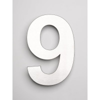 Цифра из металла на дом/ворота/забор, 9_A Промсвязь, 200 мм PSN9A200