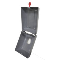 Диспенсер для туалетной бумаги LIME в пачках, серый, 916001