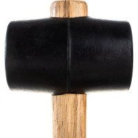 Киянка ULTIMA деревянная рукоятка, 230 г, черная резина, 121040