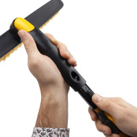 Телескопическая щетка со скребком для удаления снега и льда DSV с мягкой ручкой R21003