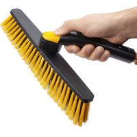 Телескопическая щетка со скребком для удаления снега и льда DSV с мягкой ручкой R21003