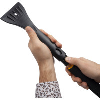 Телескопическая щетка со скребком для удаления снега и льда DSV с мягкой ручкой R21003