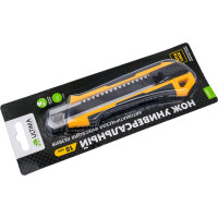 Нож ULTIMA 18 мм, автоматическая фиксация, черное лезвие Sk5, 119051