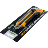 Нож ULTIMA 18 мм, винтовой фиксатор, черное лезвие Sk5, 119050