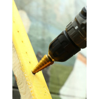 Набор ступенчатых сверл SD03 (3 шт; 4-12; 4-20 мм; 4-32 мм; шестигранный хвостовик) DEKO 065-0533