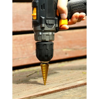 Набор ступенчатых сверл SD03 (3 шт; 4-12; 4-20 мм; 4-32 мм; шестигранный хвостовик) DEKO 065-0533