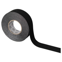 Противоскользящая лента абразив 60 Grit, черная, износостойкость 1 млн шагов, 75 мм x 18,3 м Mehlhose GmbH M1SR075183